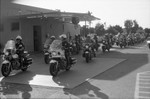 Officers in a Motorcade, Los Angeles, 1983