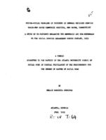 Psycho-social problems of patients in general medicine service Grace-New Haven Community Hospital, New Haven, Connecticut: a study of in-patients regarding the referrals and non-referrals to the social service department during January, 1953, 1953