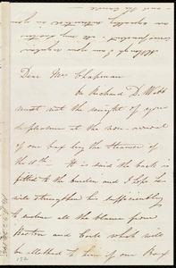 Letter from Isabel Jennings, [Cork, Ireland], to Maria Weston Chapman, [1845?]