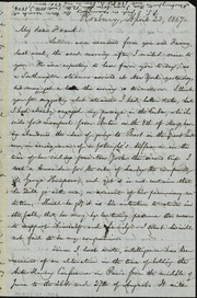 Letter to] My dear Frank [manuscript