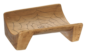 Boat seat with spider web design from Ecuador