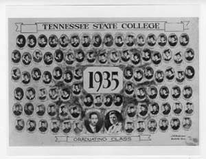 Commencement Class of Tennessee Agricultural and Industrial State College, 1935