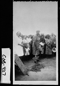 Photograph of groundbreaking, Marietta, Cobb County, Georgia, 1948