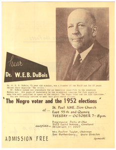 The Negro voter & the elections broadside