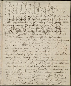 Letter from Caroline Weston, New Bedford, [Mass.], to Maria Weston Chapman, Sunday morning, [1844?]