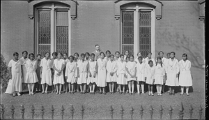 Shiloh [Baptist] Church group [ca. 1930-1940 : cellulose acetate photonegative, banquet camera format]