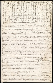 Letter to] My very dear Miss Weston [manuscript