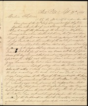 Letter to] Madam Chapman [manuscript