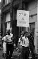 Participants in an SCLC civil rights march to the courthouse in Birmingham, Alabama.