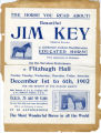 Broadside of Beautiful Jim Key's 1902 appearance in Rochester, New York