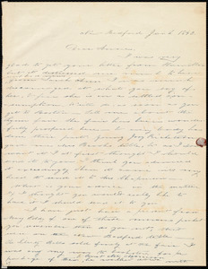 Thumbnail for Letter from Deborah Weston, New Bedford, [Mass.], to Anne Warren Weston, Jan. 2, 1840