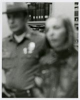 Black student solidarity protest in Wilbur Cross Library