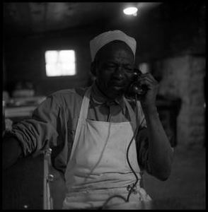 Oliver Jacobs with a Telephone