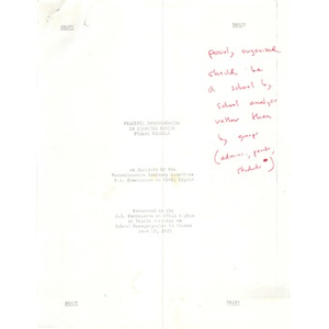 Peaceful desegregation in selected Boston Public Schools An analysis by the Massachusetts Advisory Committee U.S. Commission on Civil Rights.