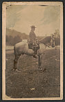 [General Robert Edward Lee in uniform on his horse, Traveller]