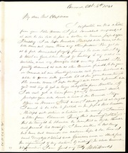 Letter to] My dear Mrs. Chapman [manuscript