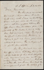 Letter to] Dear Garrison [manuscript