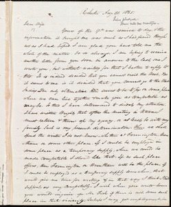 Thumbnail for Letter from Amos Augustus Phelps, Rochester (N.Y.), to Charlotte Phelps, Aug. 31. 1835