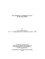 Grief Management: Programming for Care in the Local Church, 1998