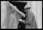 [Untitled photo, possibly related to: Negro Preacher reading the scriptures to Negro man, San Antonio, Texas]