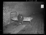 Negro flood refugee in the Red Cross temporary infirmary of Forrest City, Arkansas