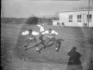 Howard University football team: acetate film photonegative