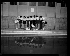 Dunbar [High School] [poolside] [cellulose acetate photonegative]