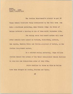 News Script: School integration