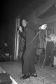 Eddie Floyd performing on stage at the Laicos Club in Montgomery, Alabama.