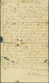 Letter from William McConnico to James Dellet in Claiborne, Alabama.