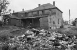 Slum housing.