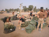 Air Force personnel arrive in Iraq, 2003
