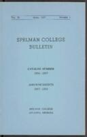 Spelman College Bulletin 1956-1957