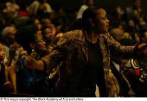 Dancers amidst audience