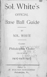 Sol White's official base ball guide; edited by H. Walter Schlichter. [title page]