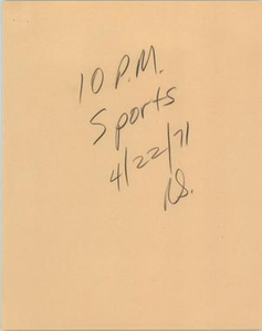 News Script: Sports