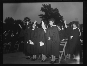 Howard University Commencement 1941] [cellulose acetate photonegative