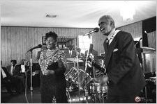 Lonnie and Mary Johnson at their 27th gospel anniversary