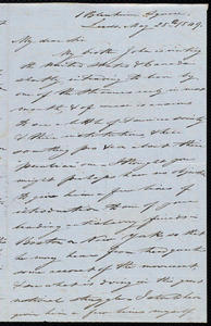 Letter from Joseph Lupton, Leeds, [England], to John Bishop Estlin, May 28th, 1849