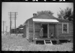 Houses in the Negro section of Eutaw, Alabama