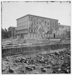 [Charleston, S.C. The fire-scarred Mills House; Hibernian Hall at left]