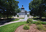 Garden view of the South Carolina capitol, or state house as it is known locally, in Columbia