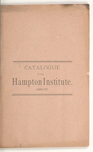 Catalogue of the Hampton Institute. 1886-87.