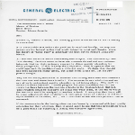 Correspondence between Mayor Kevin White and an employee at General Electric