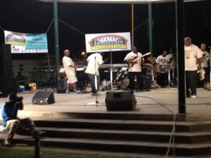 Band at pavilion for Juneteenth celebration 1