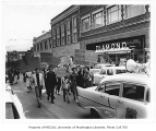 Civil rights demonstration, University of Washington, March 4, 1960