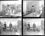 Set of negatives by Clinton Wright including Carolyn Branch, Senator Cannon at Library Operation Independence, and Lubertha Johnson, 1966