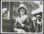 Elsie Janis, "sweetheart of the AEF" during World War I, died Feb. 27 at her Beverly Hills home where she had been living in seclusion in recent years, friends of the retired Vaudeville star disclosed This is a photo of her arriving at the Gaumont Theater in Paris in June, 1918.