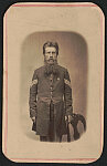 [Second Lieutenant Washington L. Hicks of Co. E, 28th New York Infantry Regiment and Co. A, 2nd Mounted Rifles New York Cavalry Regiment in uniform]