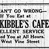 Kibbles Café ad